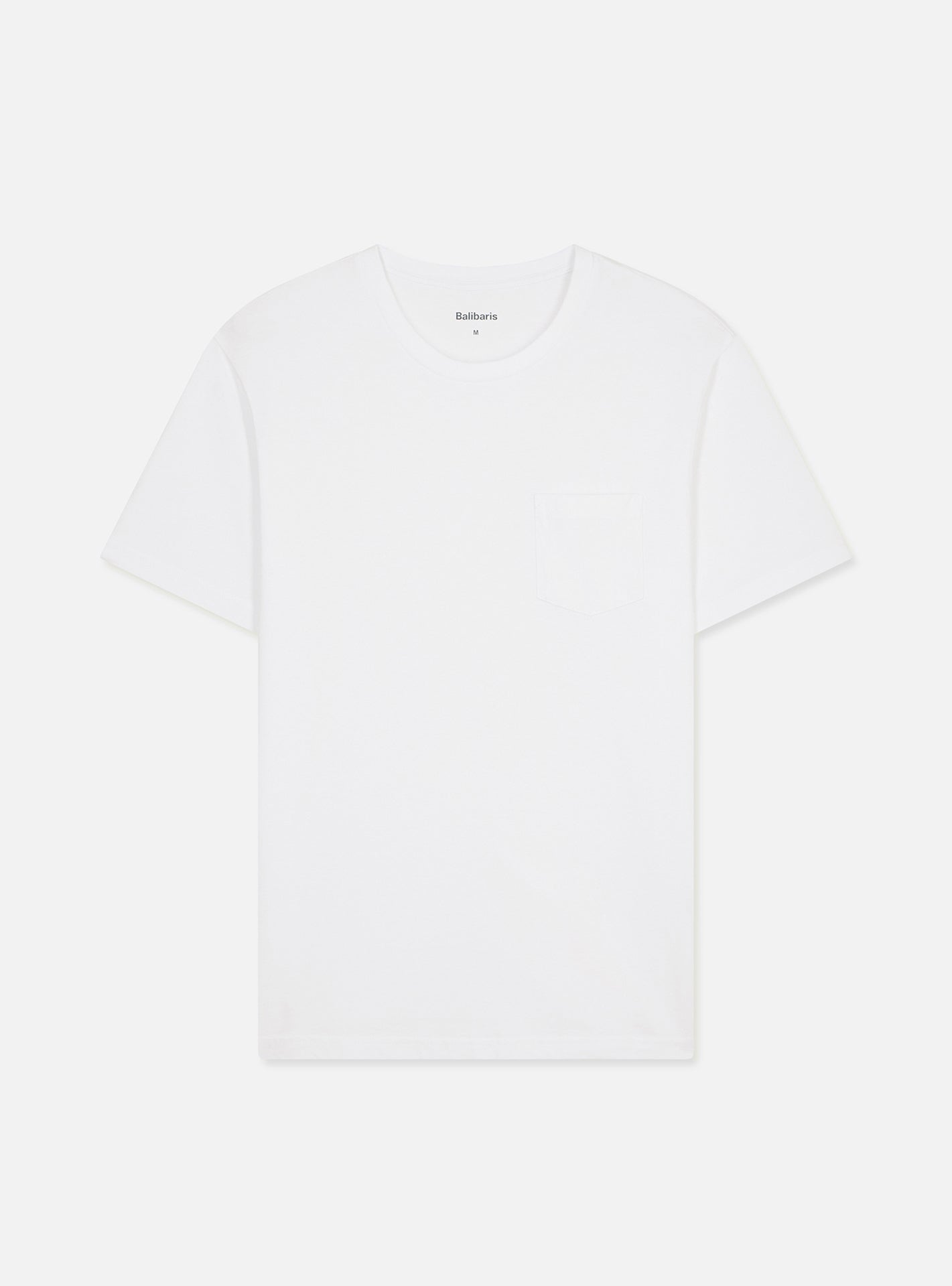 T-shirt blanc en coton Balibaris - Mitch - Packshot