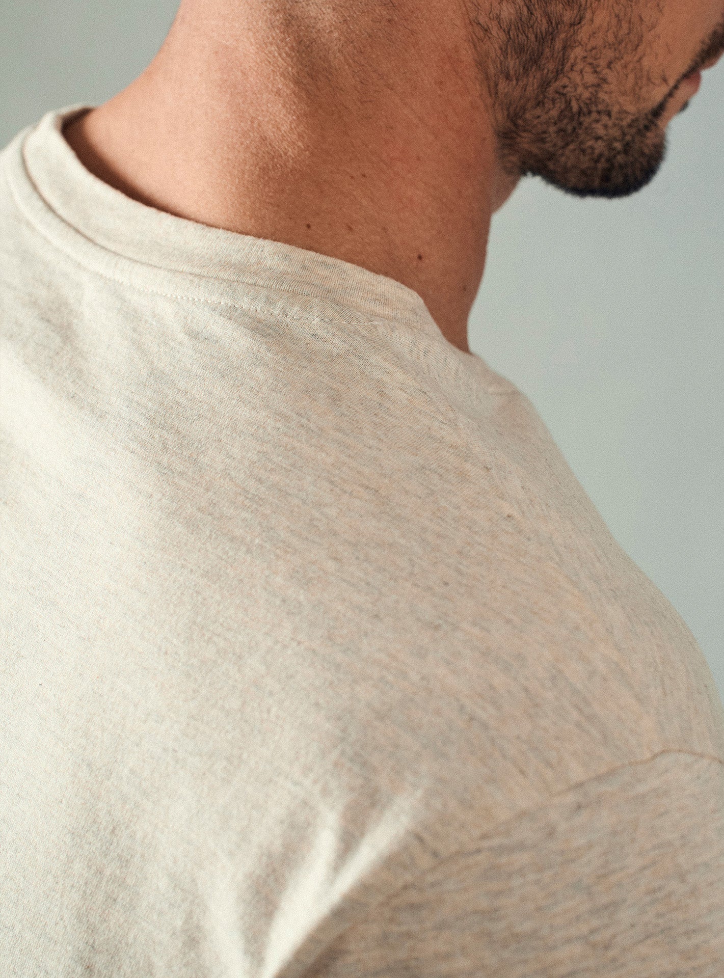T-Shirt Tim Mixed Beige-3
