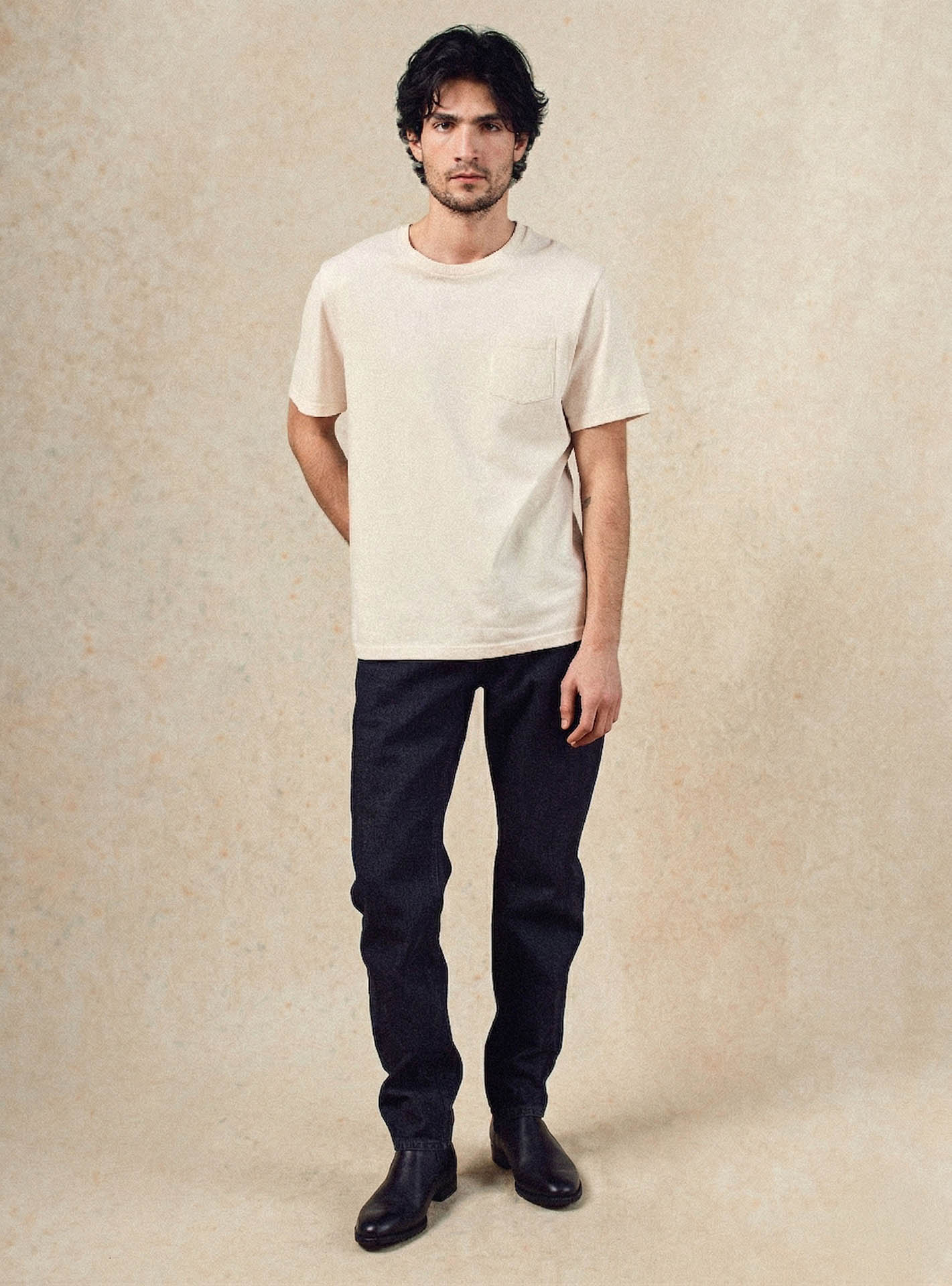 T-shirt Mitch Crème-3