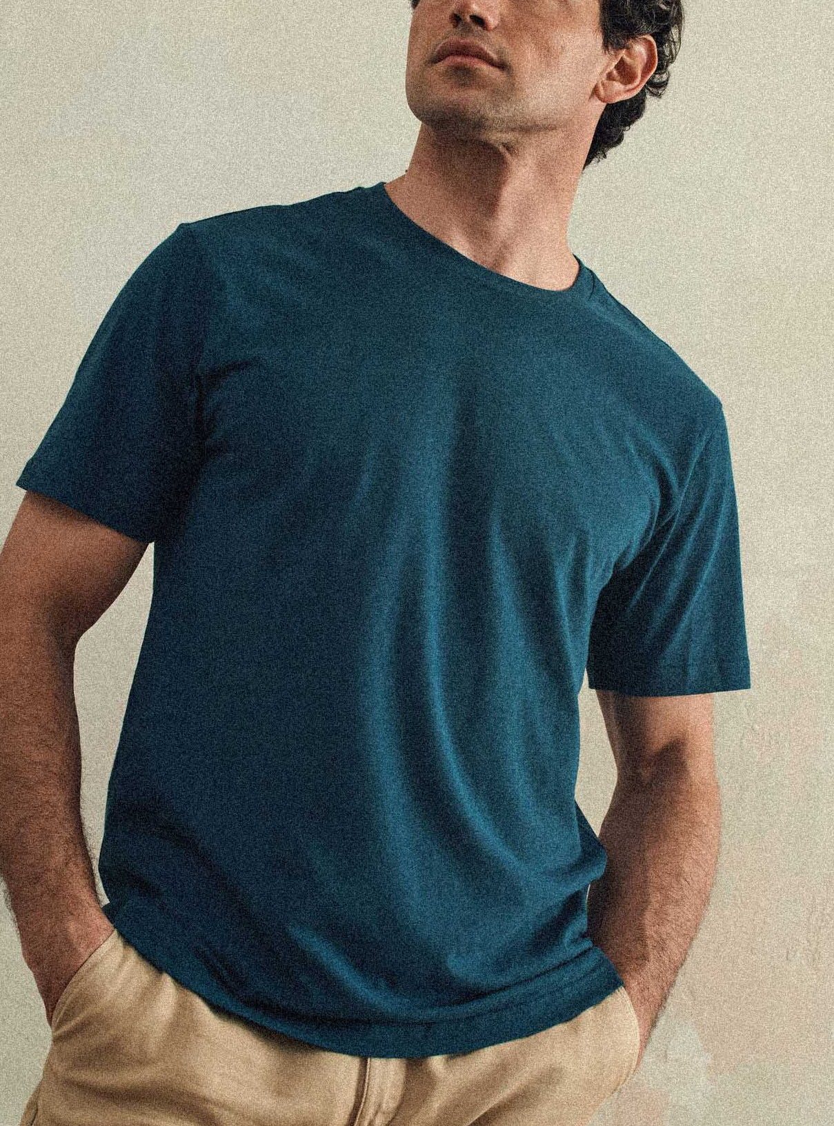T-shirt Tim Indigo-1