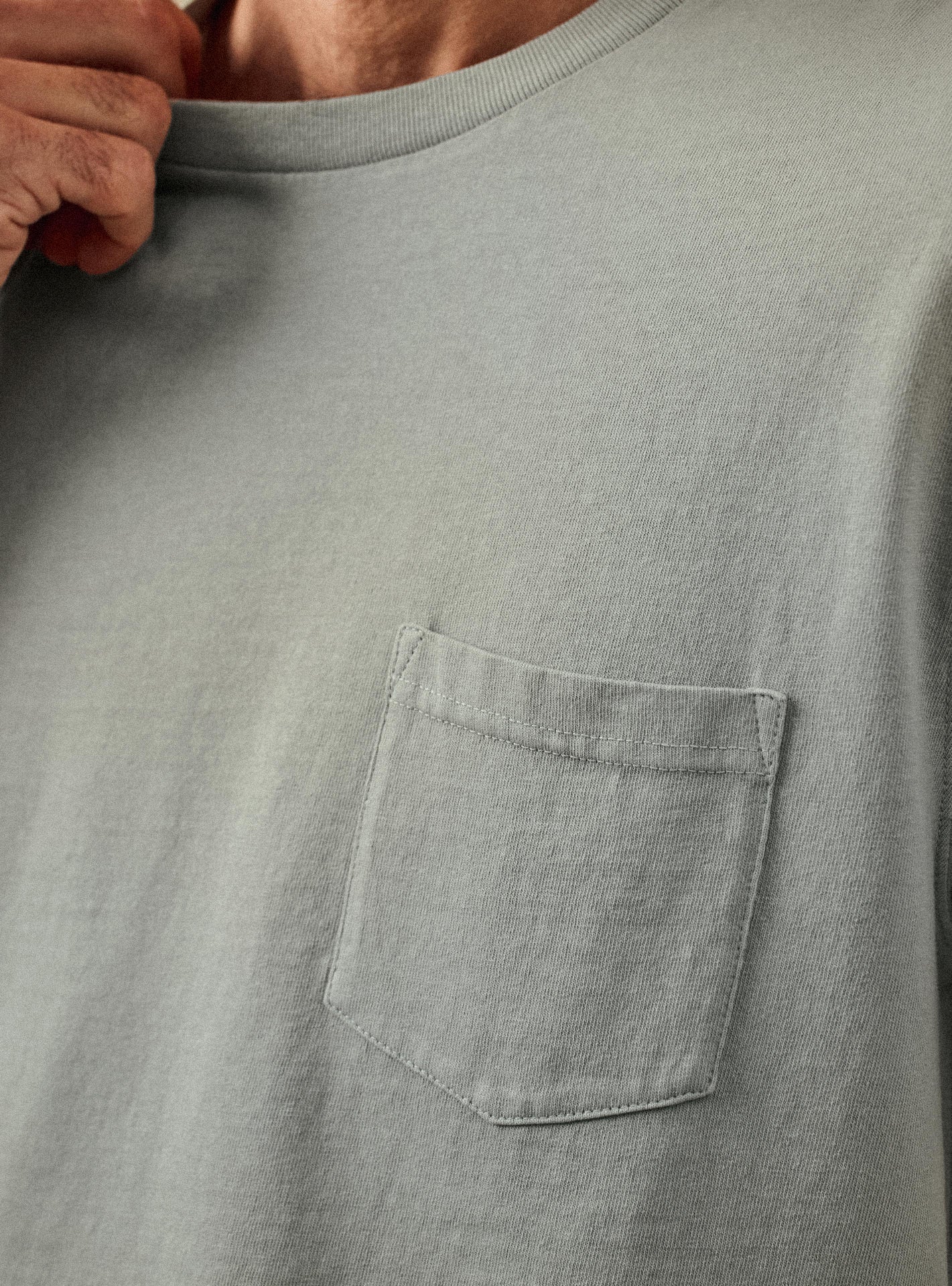 T-shirt en coton Balibaris - Mitch Asperge