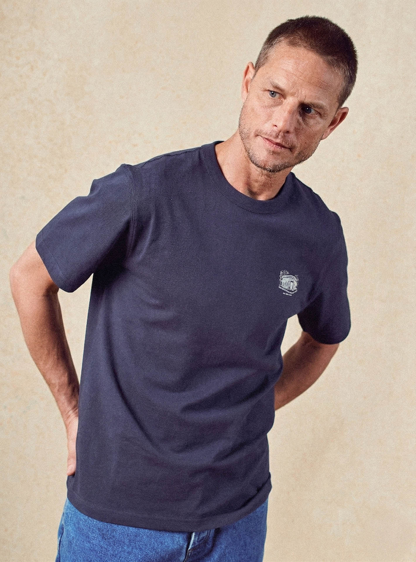 T-shirt Alfredo Navy-3