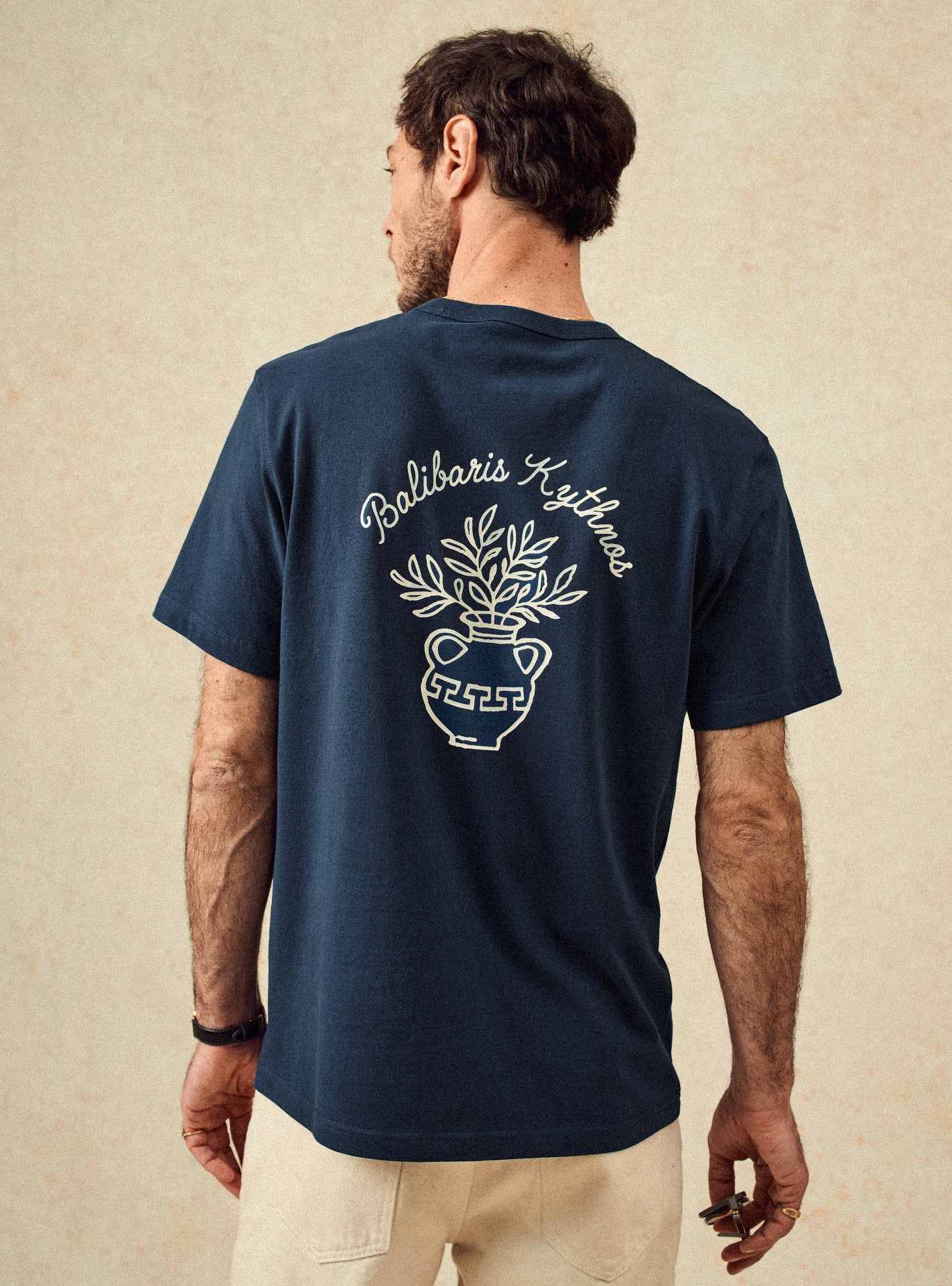 T-shirt en coton Balibaris - Zeus Océan