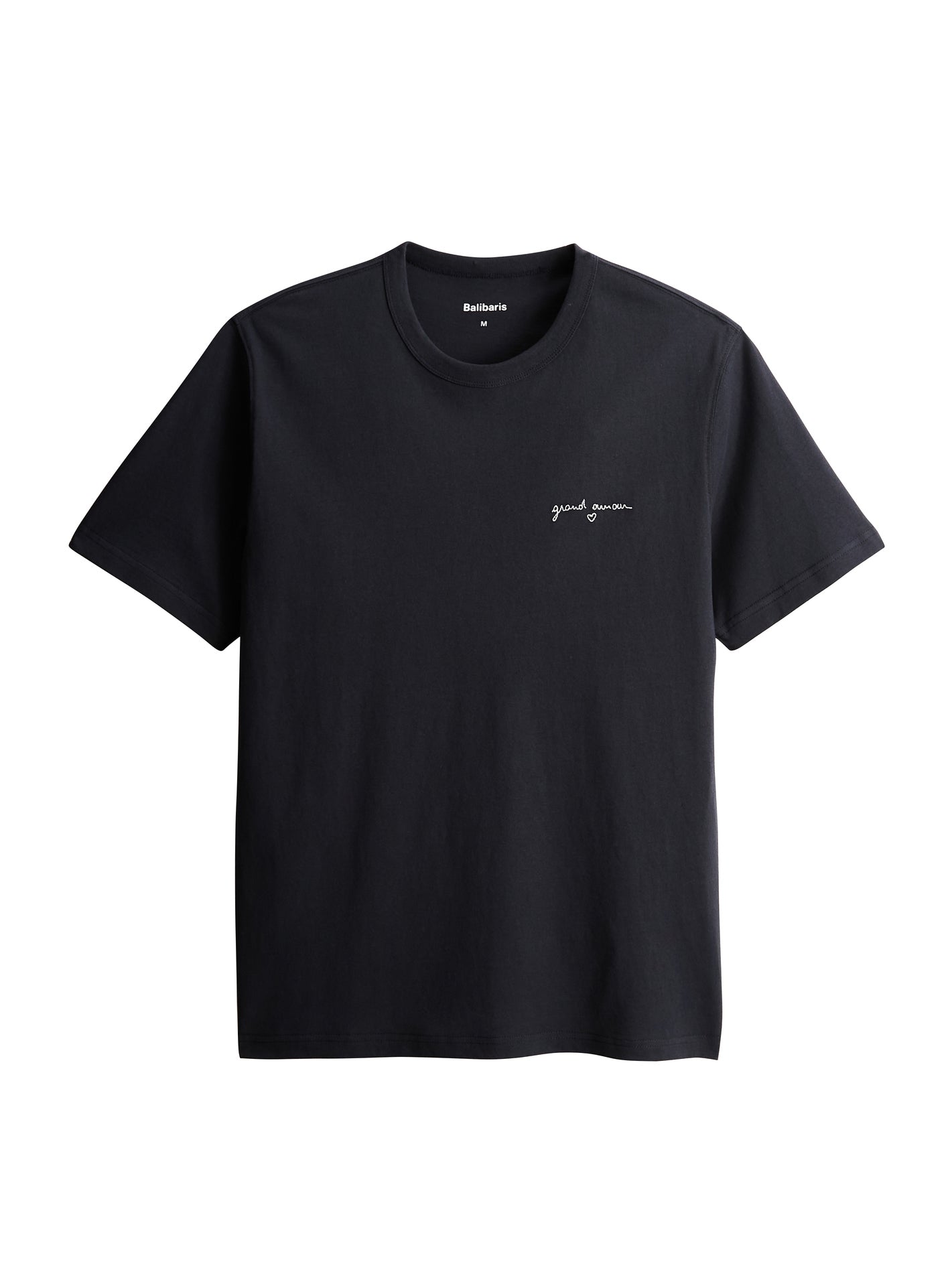 T-shirt navy en coton Balibaris - Val