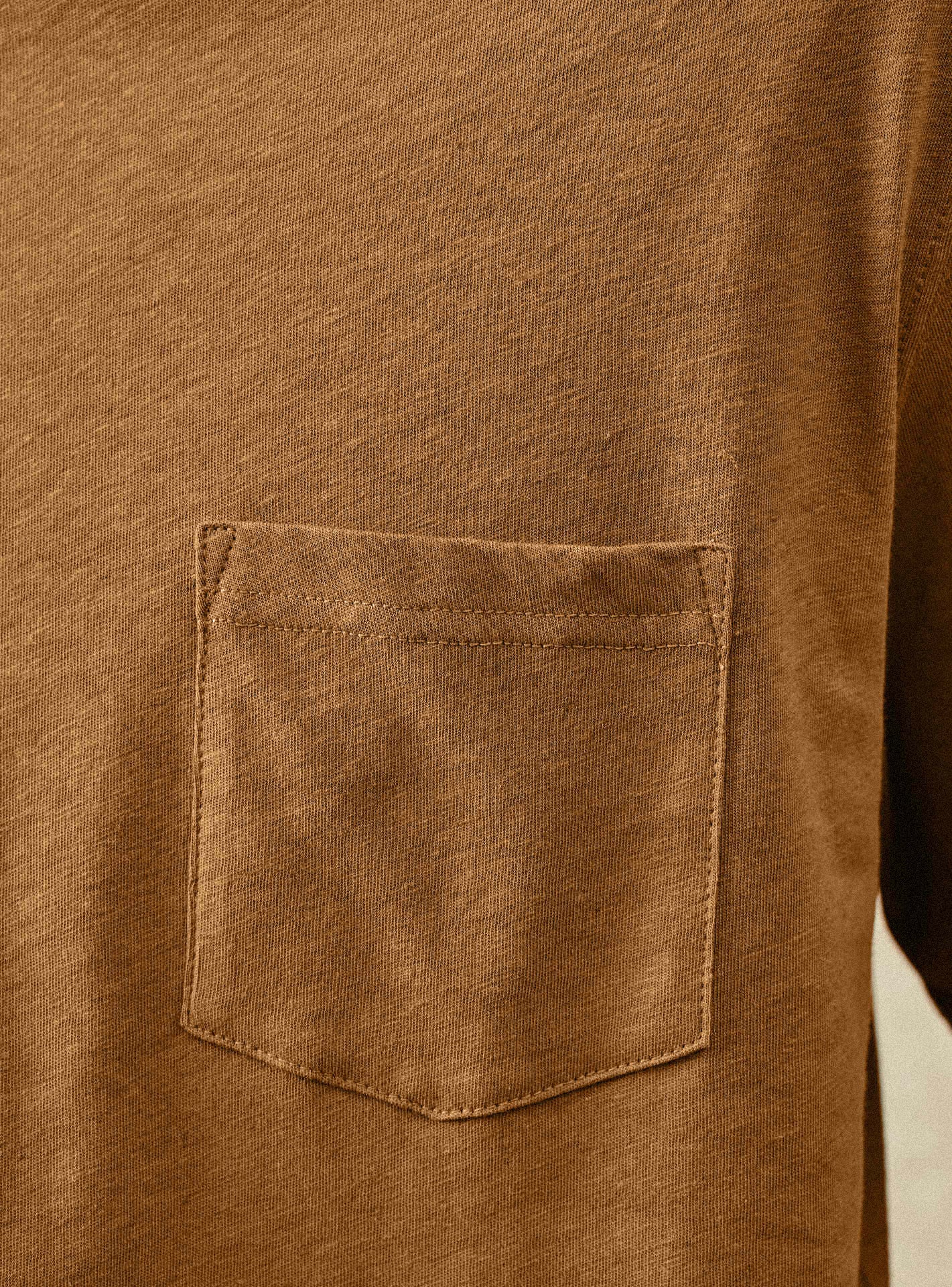 T-shirt en coton Balibaris - Mitch Brun