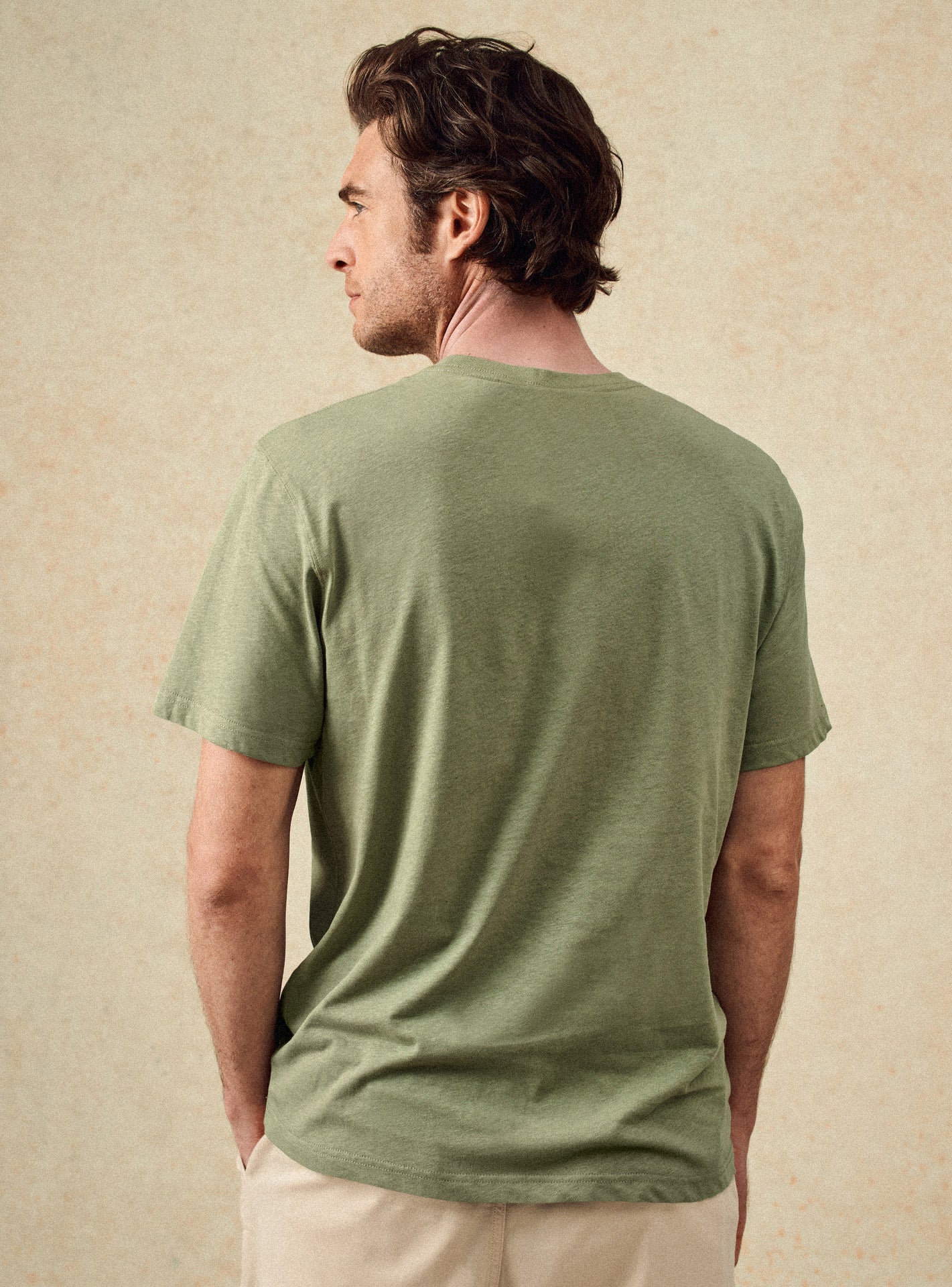 T-shirt Balibaris - Mitch Lichen - Plan taille