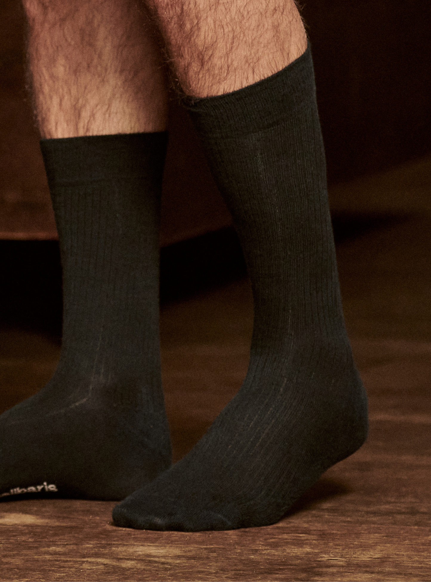 Chaussettes navy en coton Balibaris - Barnabé