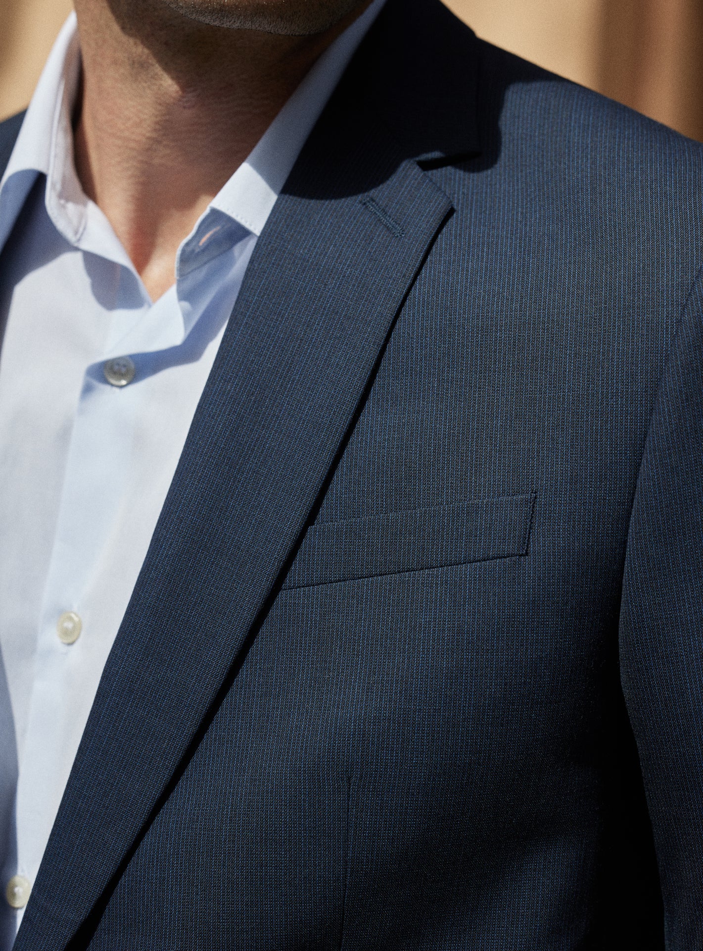 Veste de costume navy en laine Balibaris - en laine Jones