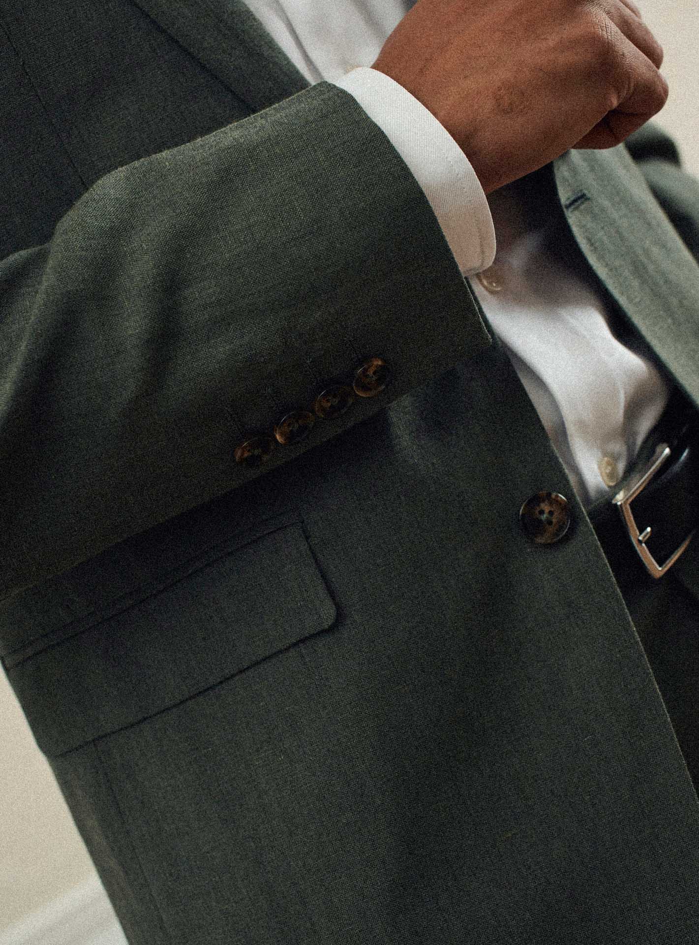 Veste de costume Jones Khaki-4