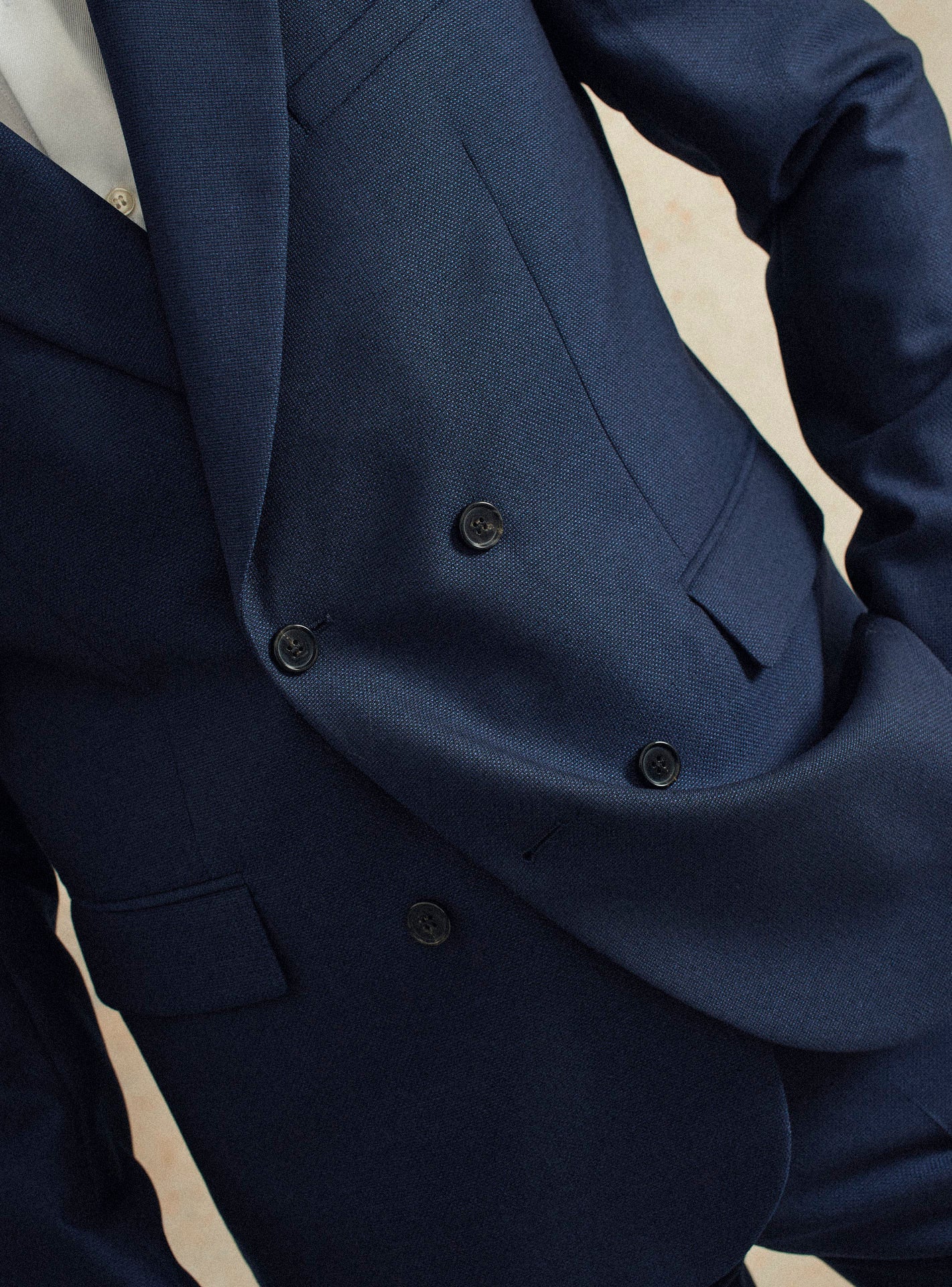 Veste de costume navy en laine Balibaris - Alphonse