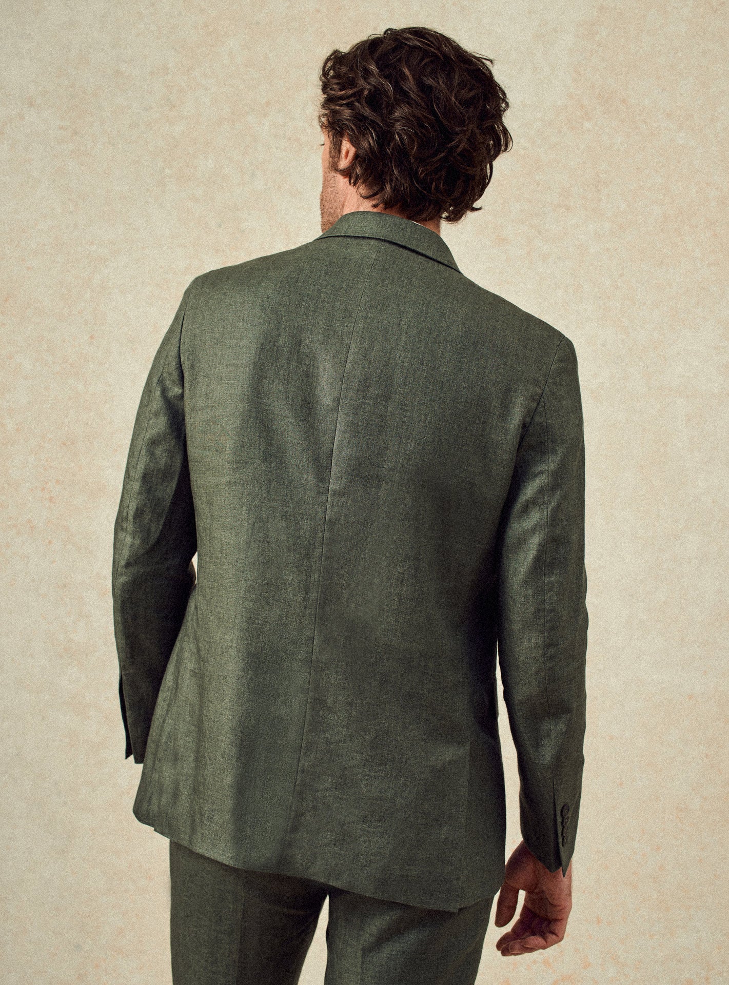 Veste de costume Alois Khaki-5