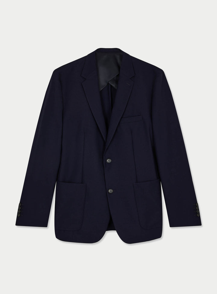 Veste seule Heaton en laine Navy