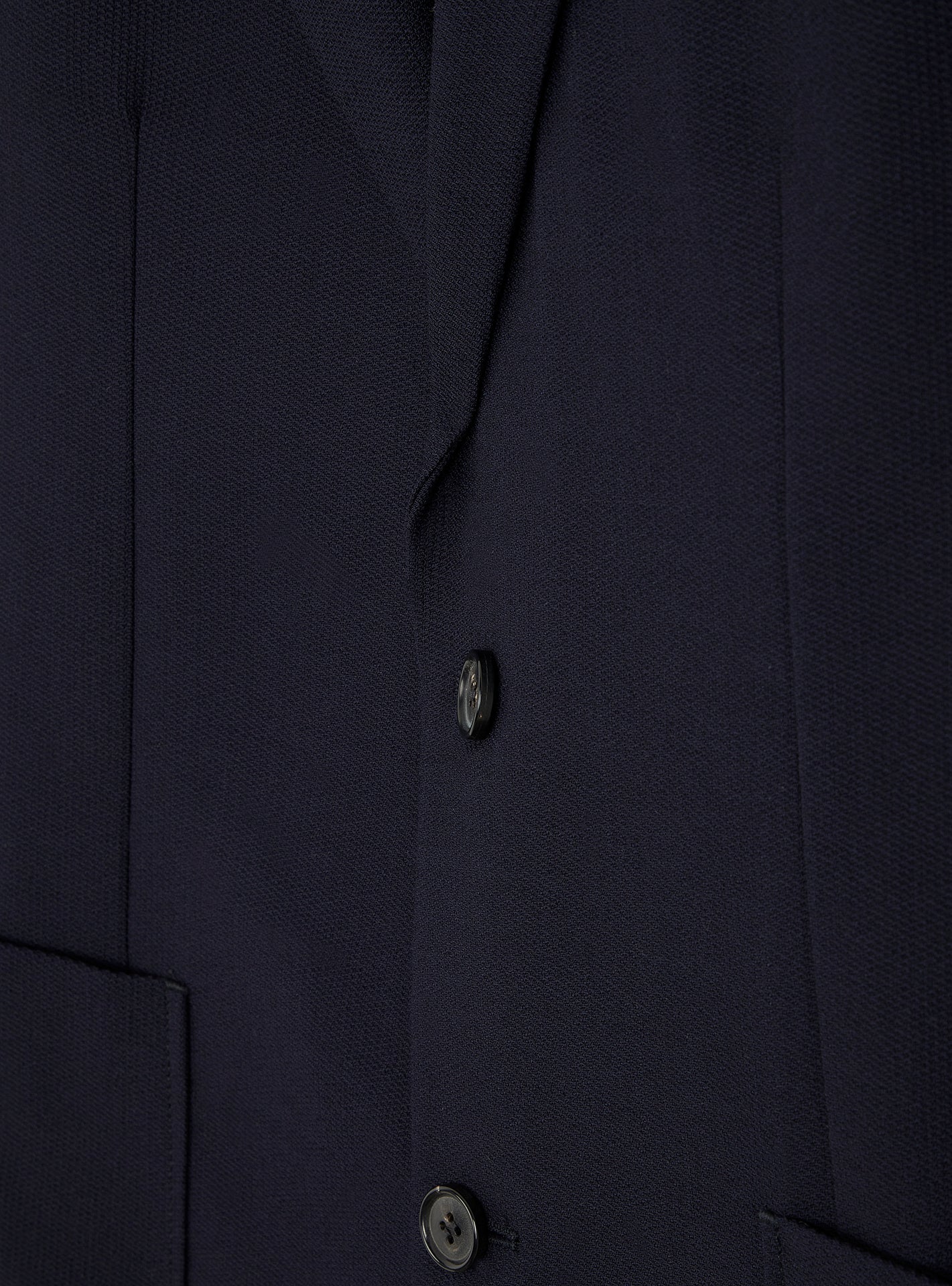 Veste seule Heaton en laine Navy-2